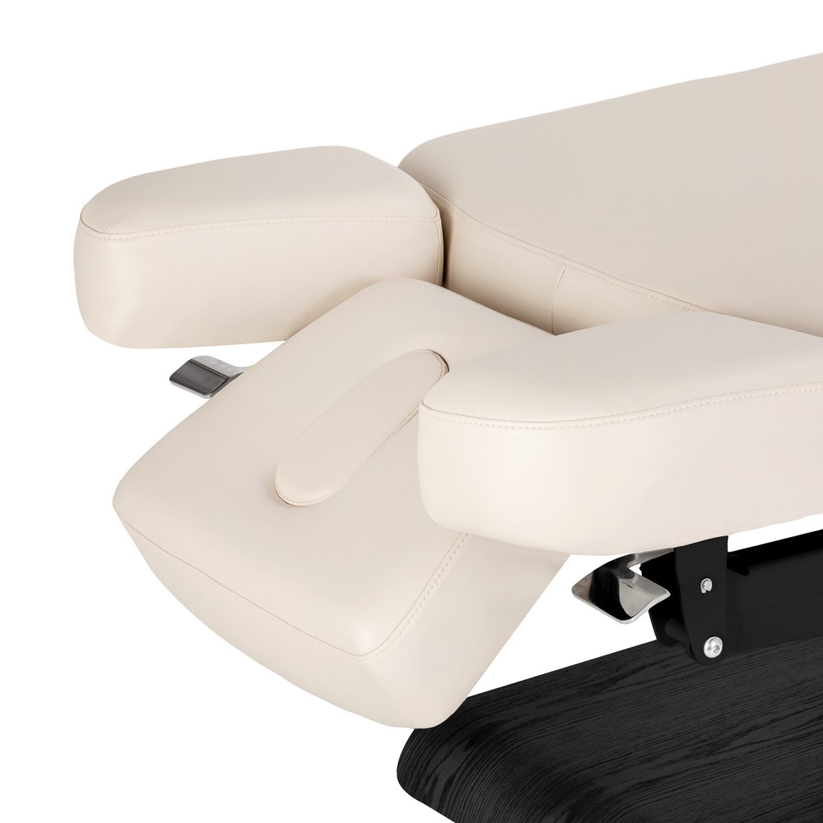 SPA-hoitopöytä Sillon Relax, kermanvaalea, musta jalusta SPA-hoitopöytä Sillon Relax, kermanvaalea, musta jalusta