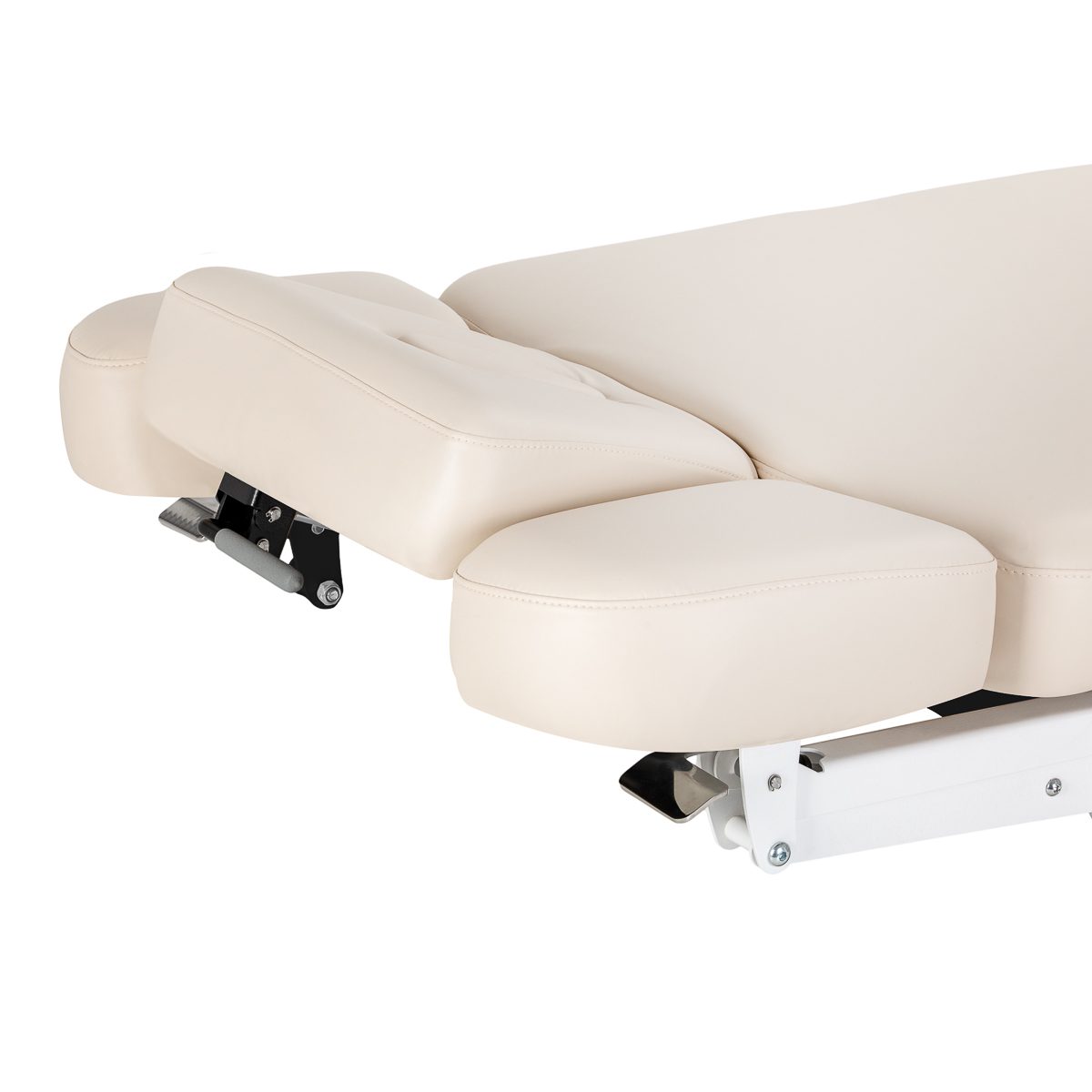 SPA-hoitopöytä Sillon Relax, kermanvaalea, musta jalusta SPA-hoitopöytä Sillon Relax, kermanvaalea, musta jalusta