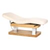 SPA-hoitopöytä Sillon Relax, kermanvaalea, musta jalusta SPA-hoitopöytä Sillon Comfort, kermanvaalea, vaaleanruskea jalusta