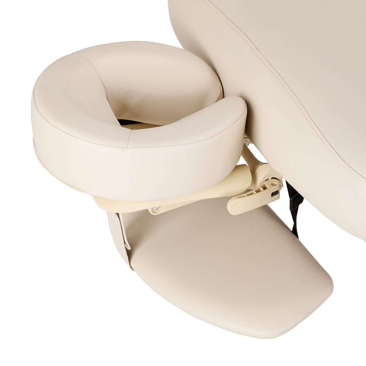 SPA-hoitopöytä Sillon Comfort, kermanvaalea, vaaleanruskea jalusta SPA-hoitopöytä Sillon Comfort, kermanvaalea, vaaleanruskea jalusta