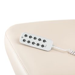 SPA-hoitopöytä Sillon Comfort, kermanvaalea, vaaleanruskea jalusta SPA-hoitopöytä Sillon Comfort, kermanvaalea, vaaleanruskea jalusta