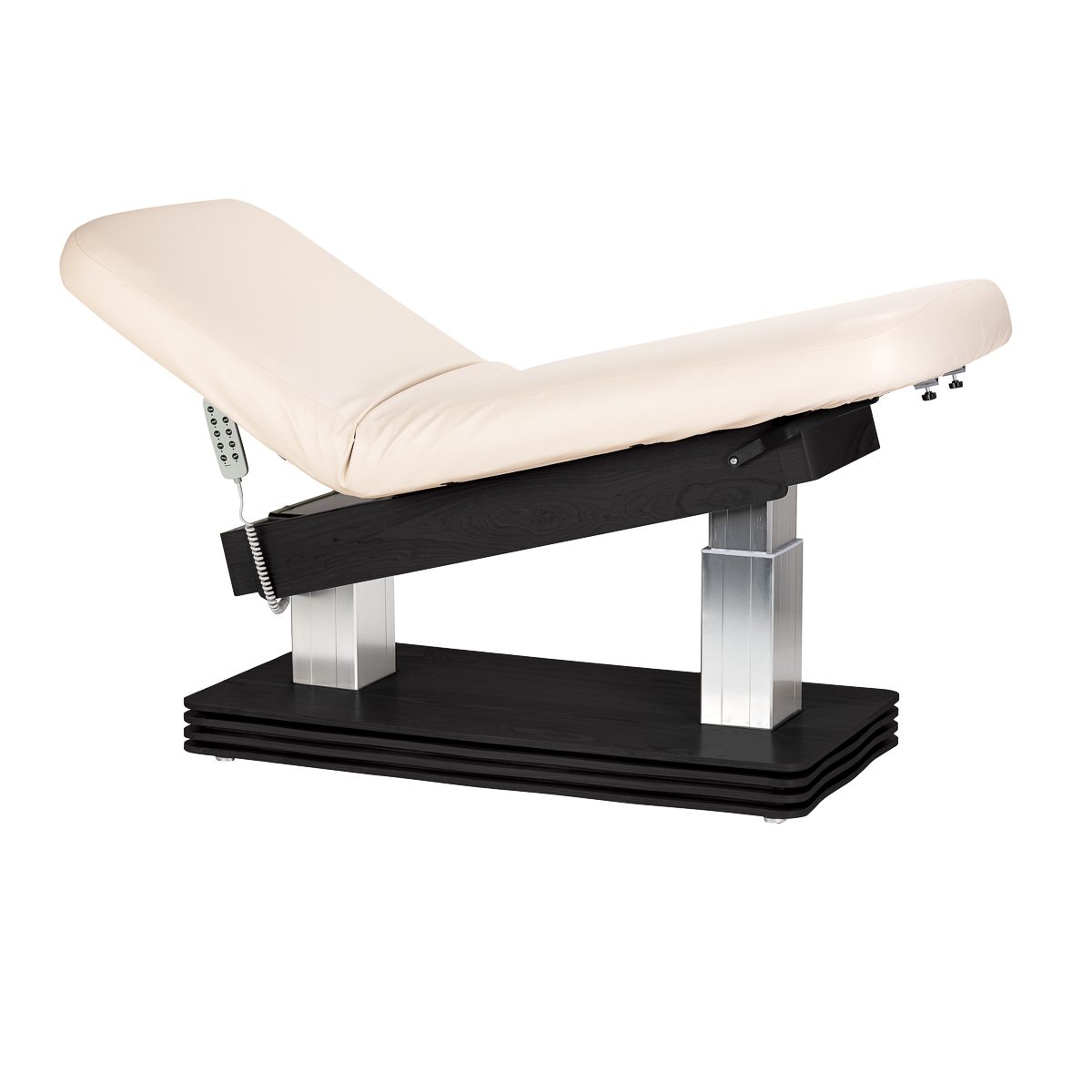 SPA-hoitopöytä Sillon Comfort, kermanvaalea, musta jalusta SPA-hoitopöytä Sillon Comfort, kermanvaalea, musta jalusta