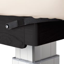 SPA-hoitopöytä Sillon Comfort, kermanvaalea, musta jalusta SPA-hoitopöytä Sillon Comfort, kermanvaalea, musta jalusta