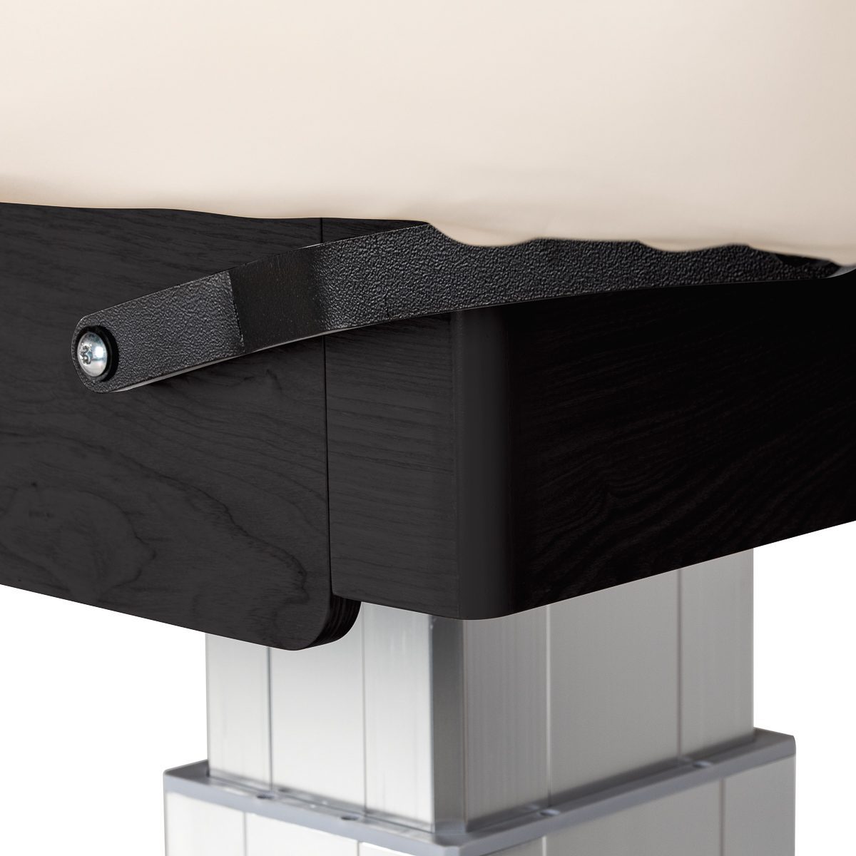SPA-hoitopöytä Sillon Comfort, kermanvaalea, musta jalusta SPA-hoitopöytä Sillon Comfort, kermanvaalea, musta jalusta