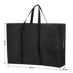 Puinen kokoontaitettava hierontapöytä BALANCE Lux, 2-osainen, 190×70 cm – Musta Puinen kokoontaitettava hierontapöytä BALANCE Lux, 2-osainen, 190x70 cm – Musta