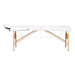 Puinen kokoontaitettava hierontapöytä BALANCE Lux, 2-osainen, 190×70 cm – Valkoinen Puinen kokoontaitettava hierontapöytä BALANCE Lux, 2-osainen, 190x70 cm – Valkoinen