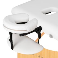 Puinen kokoontaitettava hierontapöytä BALANCE Lux, 2-osainen, 190×70 cm – Valkoinen Puinen kokoontaitettava hierontapöytä BALANCE Lux, 2-osainen, 190x70 cm – Valkoinen