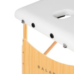 Puinen kokoontaitettava hierontapöytä BALANCE Lux, 2-osainen, 190×70 cm – Valkoinen Puinen kokoontaitettava hierontapöytä BALANCE Lux, 2-osainen, 190x70 cm – Valkoinen