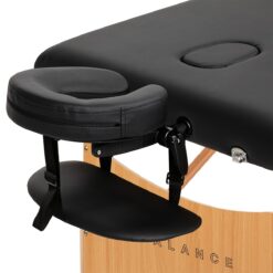 Puinen kokoontaitettava hierontapöytä BALANCE Lux, 3-osainen, 190×70 cm – Musta Puinen kokoontaitettava hierontapöytä BALANCE Lux, 3-osainen, 190x70 cm – Musta