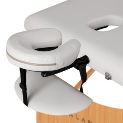 Puinen kokoontaitettava hierontapöytä BALANCE Lux, 3-osainen, 190×70 cm – Valkoinen Puinen kokoontaitettava hierontapöytä BALANCE Lux, 3-osainen, 190x70 cm – Valkoinen