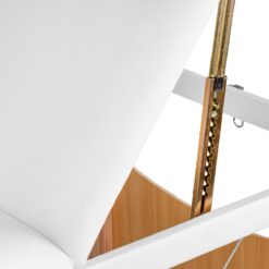 Puinen kokoontaitettava hierontapöytä BALANCE Lux, 3-osainen, 190×70 cm – Valkoinen Puinen kokoontaitettava hierontapöytä BALANCE Lux, 3-osainen, 190x70 cm – Valkoinen