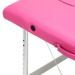 Alumiininen kokoontaitettava hierontapöytä BALANCE, 2-osainen – Pinkki Alumiininen kokoontaitettava hierontapöytä BALANCE, 2-osainen – Pinkki