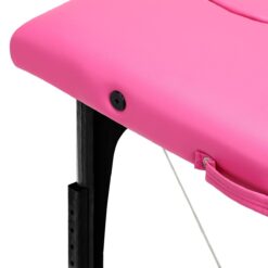Puinen kokoontaitettava hierontapöytä BALANCE, 2-osainen – Pinkki/Musta Puinen kokoontaitettava hierontapöytä BALANCE, 2-osainen – Pinkki/Musta