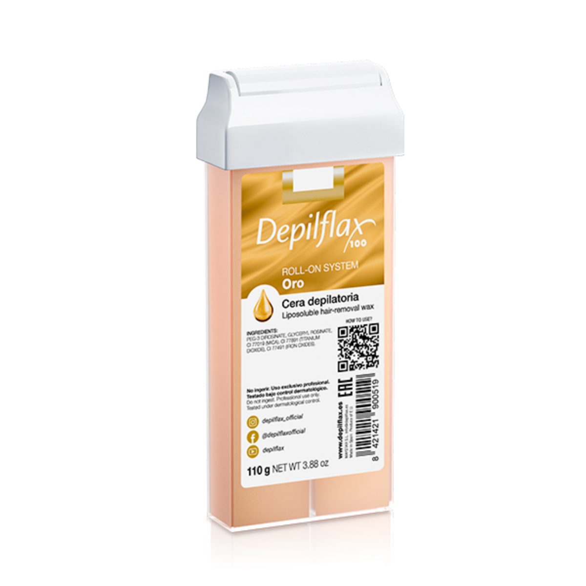 Vaharulla karvanpoistoon Depilflax 100 Oro, 110 g Vaharulla karvanpoistoon Depilflax 100 Oro, 110 g