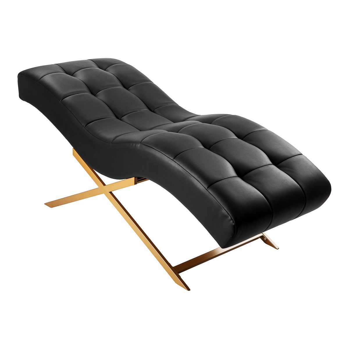 Ripsienhoitotuoli Sillon Alba, musta, kultainen jalusta Ripsienhoitotuoli Sillon Alba, musta, kultainen jalusta