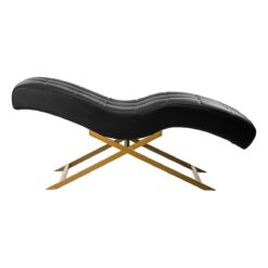 Ripsienhoitotuoli Sillon Alba, musta, kultainen jalusta Ripsienhoitotuoli Sillon Alba, musta, kultainen jalusta