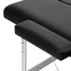 Alumiininen kokoontaitettava hierontapöytä BALANCE, 2-osainen – Musta Alumiininen kokoontaitettava hierontapöytä BALANCE, 2-osainen – Musta