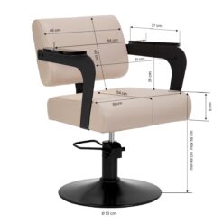 Kampaamotuoli Jet Latte, beige Kampaamotuoli Jet Latte, beige