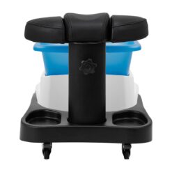 Pedikyyrisetti Azzurro: jalkakylpyallas hieronnalla ja hoitovaunu, musta Pedikyyrisetti Azzurro: jalkakylpyallas hieronnalla ja hoitovaunu, musta
