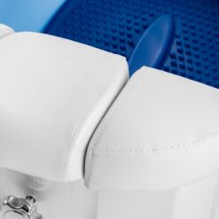 Pedikyyrisetti Azzurro: jalkakylpyallas hieronnalla ja hoitovaunu, valkoinen Pedikyyrisetti Azzurro: jalkakylpyallas hieronnalla ja hoitovaunu, valkoinen