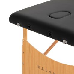 Puinen hierontapöytä BALANCE, 2-osainen – Musta Puinen hierontapöytä BALANCE, 2-osainen – Musta
