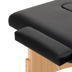 Puinen hierontapöytä BALANCE, 2-osainen – Musta Puinen hierontapöytä BALANCE, 2-osainen – Musta
