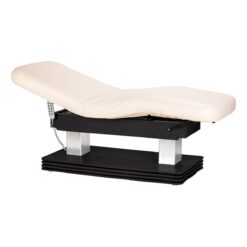 SPA-hoitopöytä Sillon Comfort, kermanvaalea, musta jalusta SPA-hoitopöytä Sillon Comfort, kermanvaalea, musta jalusta