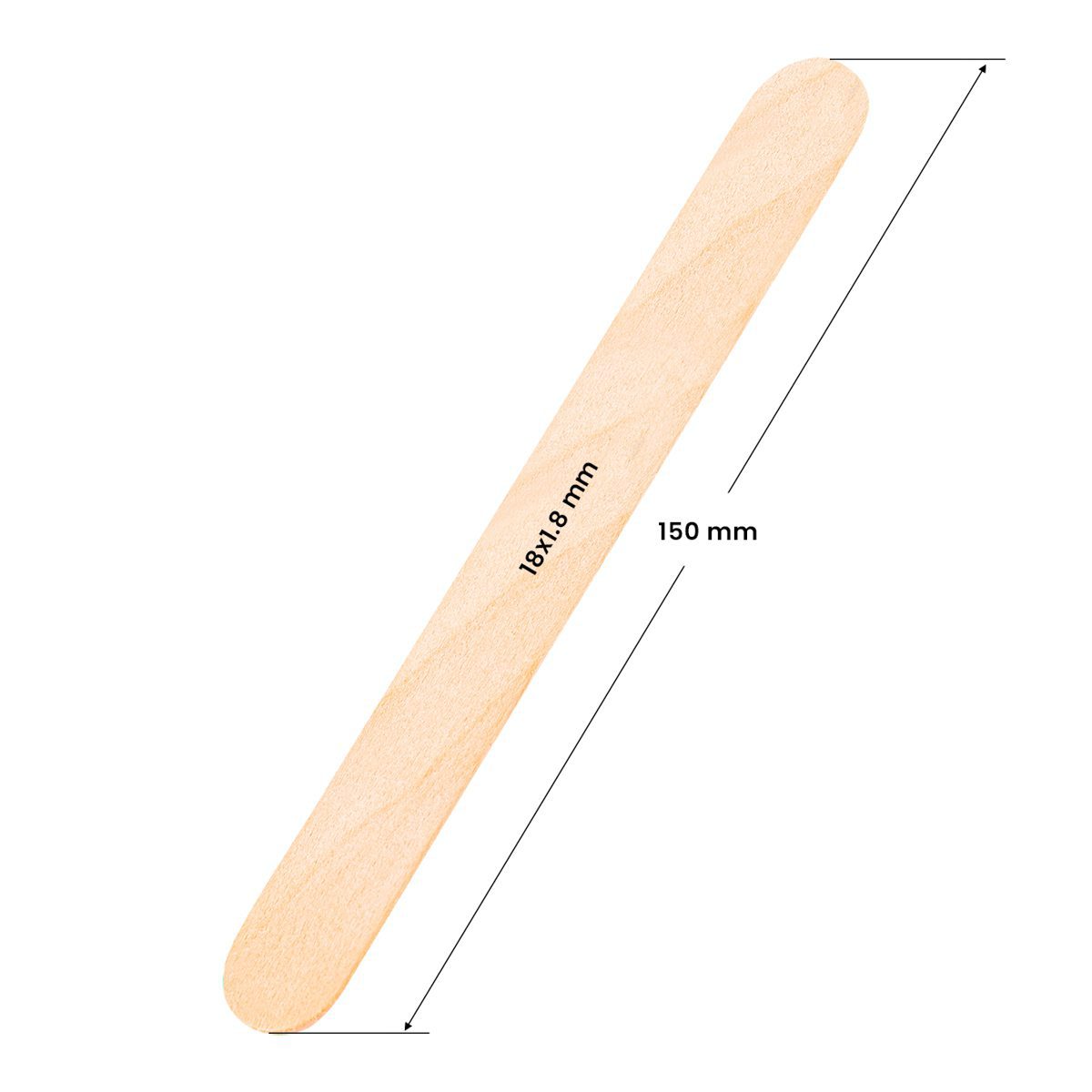 Puulasta, suuri 150x18x1,8 mm – 50 kpl Puulasta, suuri 150x18x1,8 mm – 50 kpl
