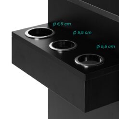 Kampaamokaappi TOTEM BLACK Kampaamokaappi TOTEM BLACK