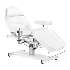 Hydraulinen hoitotuoli Sillon A 210DH kehto-ominaisuudella, valkoinen Hydraulinen hoitotuoli Sillon A 210DH kehto-ominaisuudella, valkoinen