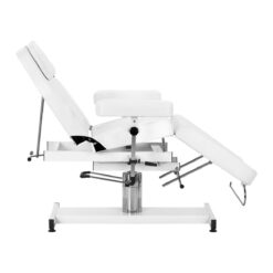 Hydraulinen hoitotuoli Sillon A 210DH kehto-ominaisuudella, valkoinen Hydraulinen hoitotuoli Sillon A 210DH kehto-ominaisuudella, valkoinen