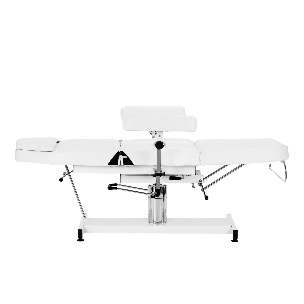 Hydraulinen hoitotuoli Sillon A 210DH kehto-ominaisuudella, valkoinen Hydraulinen hoitotuoli Sillon A 210DH kehto-ominaisuudella, valkoinen