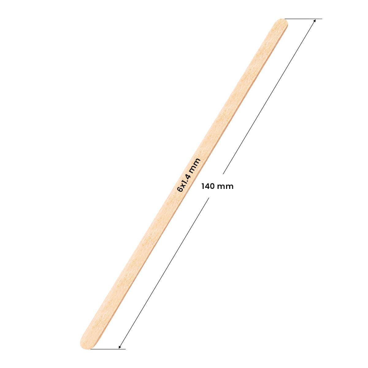 Puulasta, pieni 140x6x1,4 mm – 150 kpl Puulasta, pieni 140x6x1,4 mm – 150 kpl