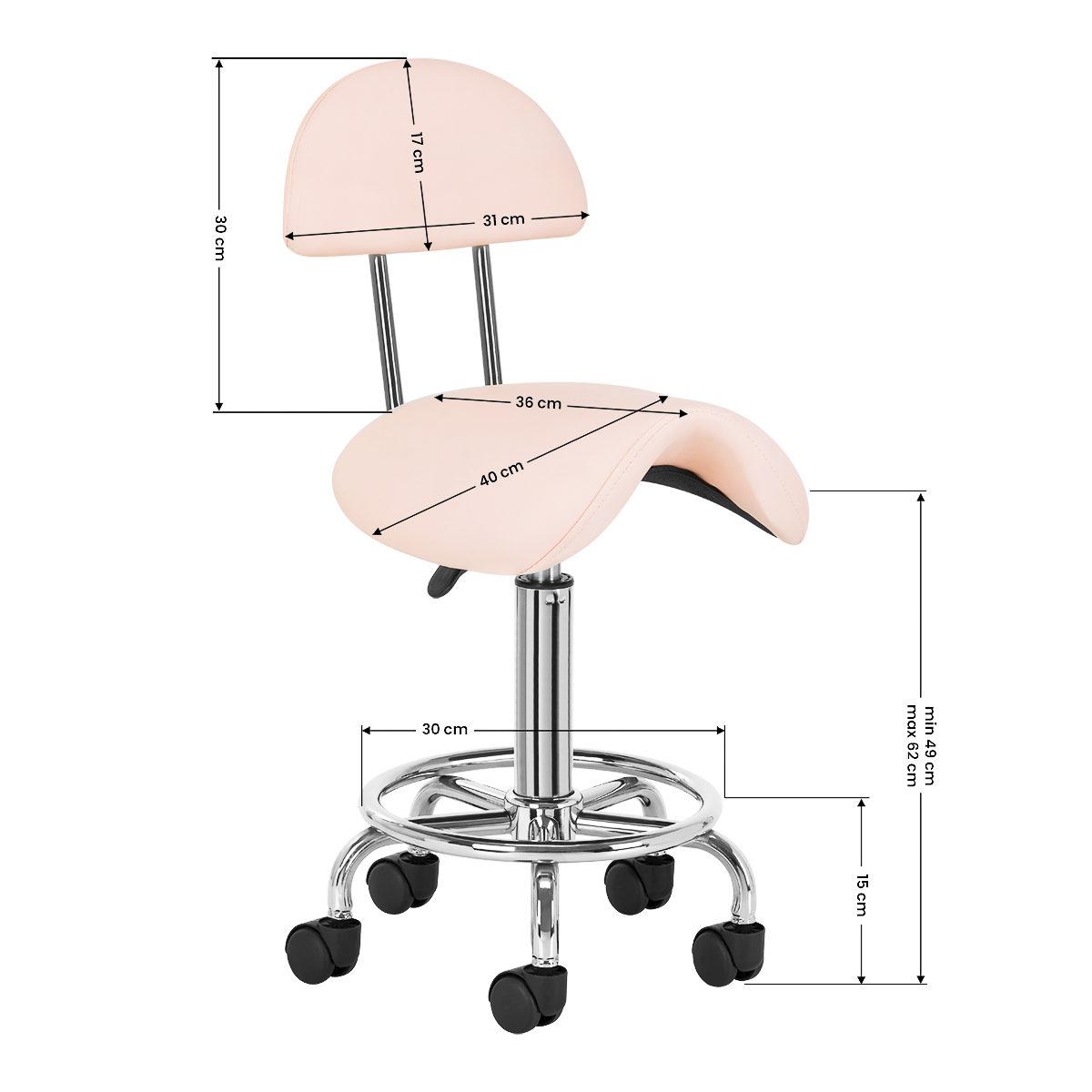 Työtuoli 6001 pinkki Työtuoli 6001 pinkki