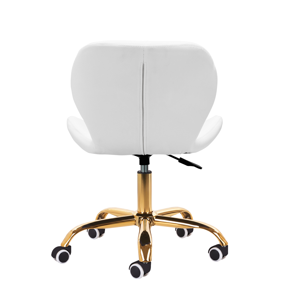 Kosmetologin jakkara QS-06G, kulta/valkoinen Kosmetologin jakkara QS-06G, kulta/valkoinen