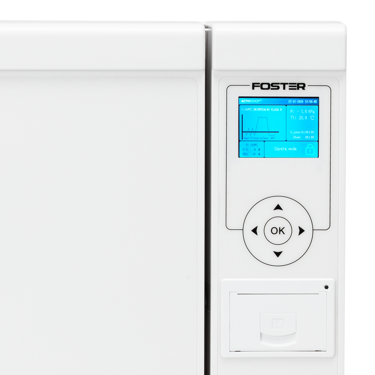 Fomos Foster 8 L autoklaavi, valkoinen Fomos Foster 8 L autoklaavi, valkoinen
