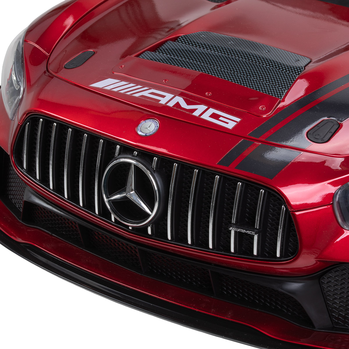 Mercedes lasten kampaamotuoli, punainen Mercedes lasten kampaamotuoli, punainen