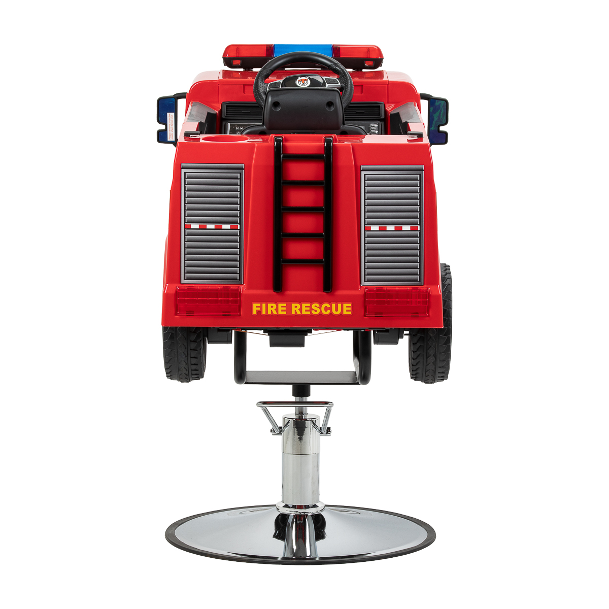 Fire Truck lasten kampaamotuoli, punainen Fire Truck lasten kampaamotuoli, punainen