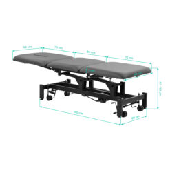Balance Solidum 3 hydraulinen hoitopöytä hierontaan ja fysioterapiaan, harmaa Balance Solidum 3 hydraulinen hoitopöytä hierontaan ja fysioterapiaan, harmaa