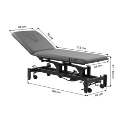Balance Solidum 5 hydraulinen hoitopöytä hierontaan ja fysioterapiaan, harmaa Balance Solidum 5 hydraulinen hoitopöytä hierontaan ja fysioterapiaan, harmaa