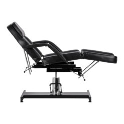 Sillon 210 hydraulinen jalkahoitotuoli keinutoiminnolla ja kaksiosaisella jalkatuella, musta Sillon 210 hydraulinen jalkahoitotuoli keinutoiminnolla ja kaksiosaisella jalkatuella, musta