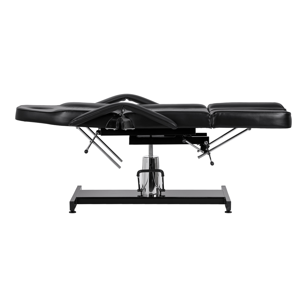 Sillon 210 hydraulinen jalkahoitotuoli keinutoiminnolla ja kaksiosaisella jalkatuella, musta Sillon 210 hydraulinen jalkahoitotuoli keinutoiminnolla ja kaksiosaisella jalkatuella, musta
