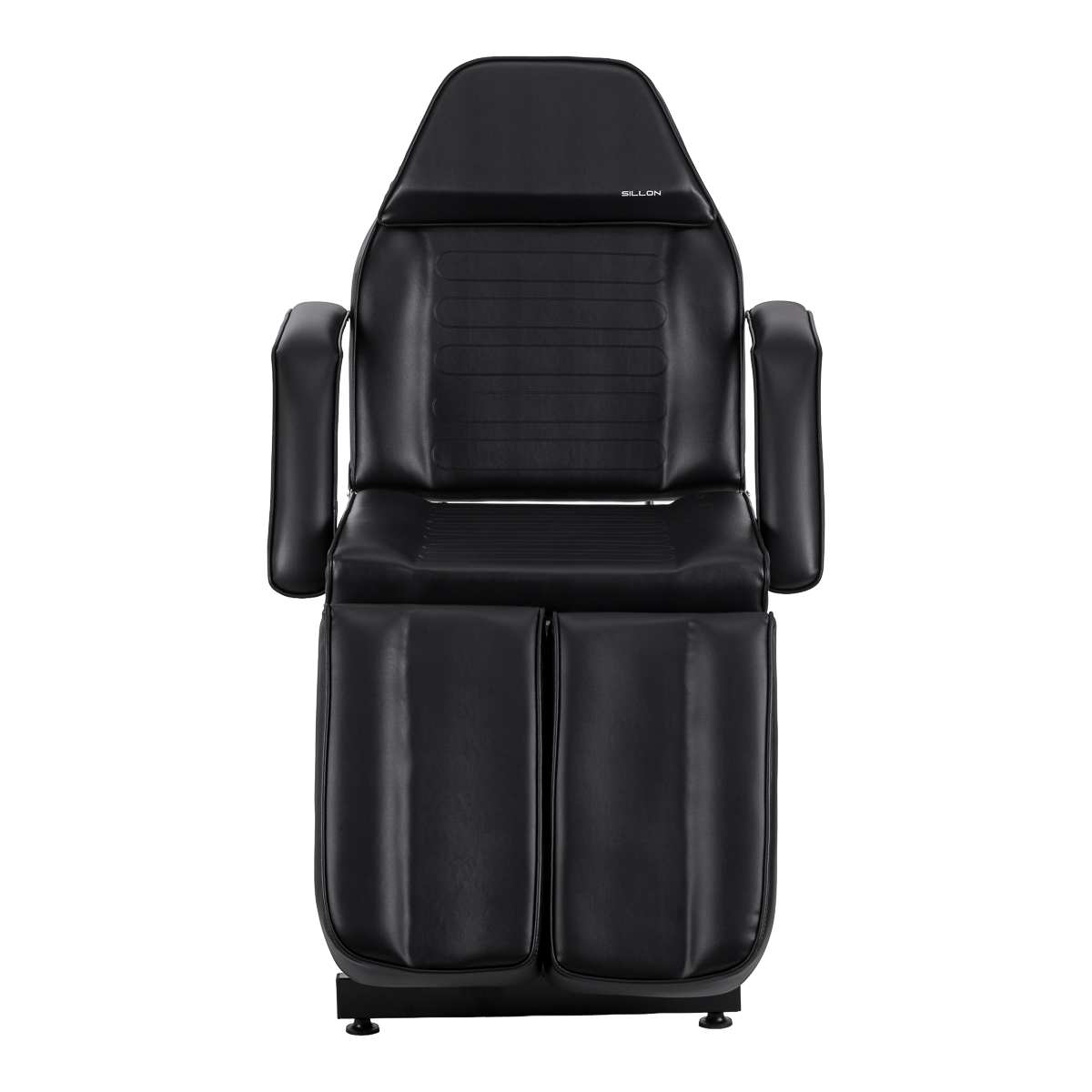 Sillon 210 hydraulinen jalkahoitotuoli keinutoiminnolla ja kaksiosaisella jalkatuella, musta Sillon 210 hydraulinen jalkahoitotuoli keinutoiminnolla ja kaksiosaisella jalkatuella, musta