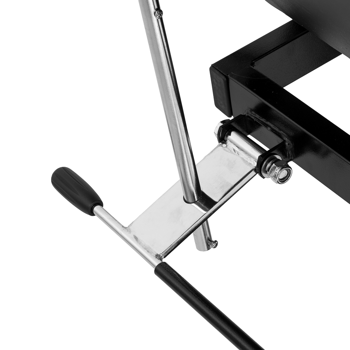 Sillon 210 hydraulinen jalkahoitotuoli keinutoiminnolla ja kaksiosaisella jalkatuella, musta Sillon 210 hydraulinen jalkahoitotuoli keinutoiminnolla ja kaksiosaisella jalkatuella, musta