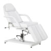 Sillon 210 hydraulinen hoitotuoli keinutoiminnolla, valkoinen Sillon 210 hydraulinen jalkahoitotuoli keinutoiminnolla ja kaksiosaisella jalkatuella, valkoinen