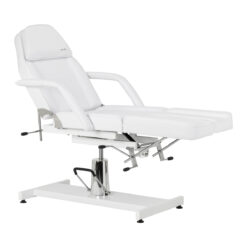 Sillon 210 hydraulinen jalkahoitotuoli keinutoiminnolla ja kaksiosaisella jalkatuella, valkoinen Sillon 210 hydraulinen jalkahoitotuoli keinutoiminnolla ja kaksiosaisella jalkatuella, valkoinen