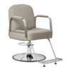 Royal X parturituoli, punainen Acri kampaamotuoli, beige