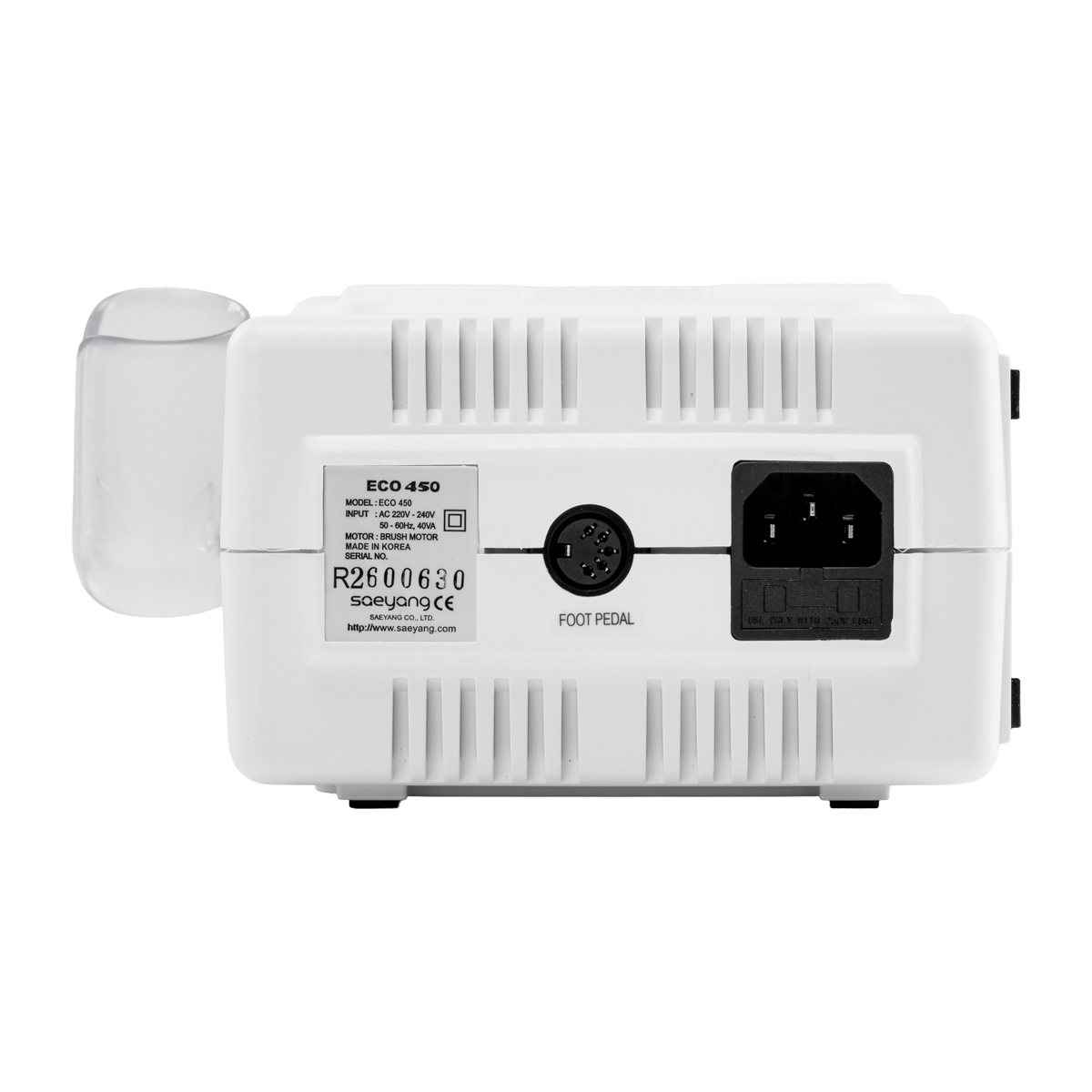 Saeyang Marathon Eco 450 kynsipora SH37L(M45)-käsikappaleella, 100 W Saeyang Marathon Eco 450 kynsipora SH37L(M45)-käsikappaleella, 100 W