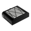 OCHO Mini UV/LED -kynsilamppu, valkoinen Momo J-23 kynsipölyn imuri kasettisuodattimella, musta