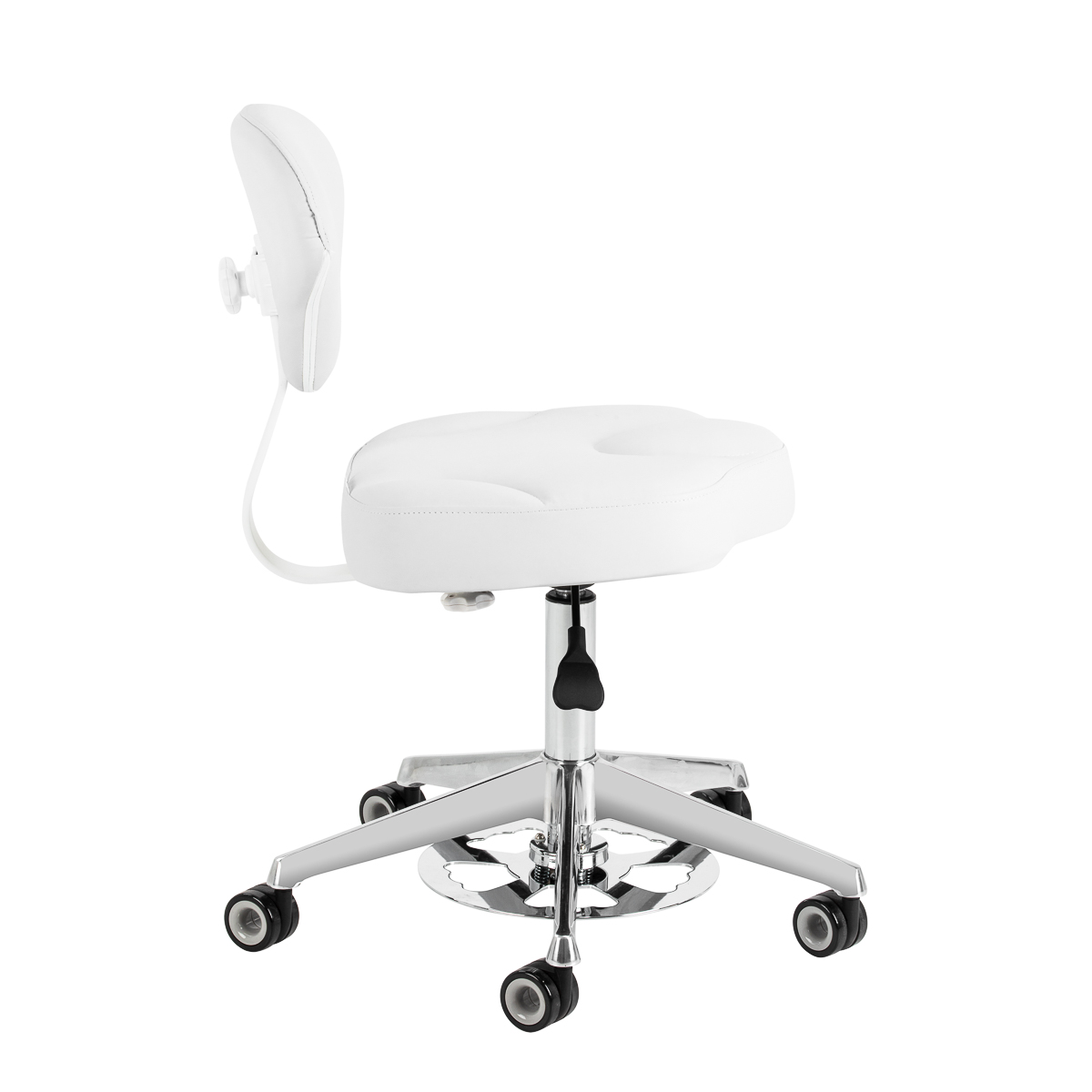 Azzurro 156-F työtuoli Bump-Up-korkeudensäädöllä, valkoinen Azzurro 156-F työtuoli Bump-Up-korkeudensäädöllä, valkoinen